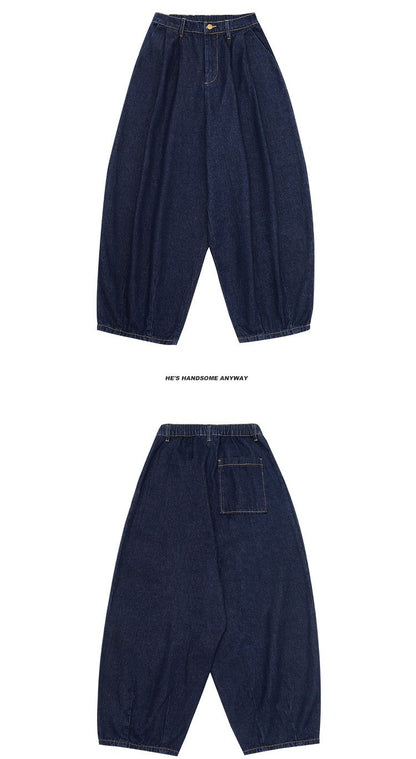 Fee the end レトロ ワイド デニムパンツ K113 ディテール画像 8