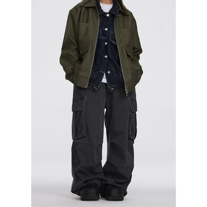 Magmans レトロ ストリート カーゴパンツ K7319 着用画像 2