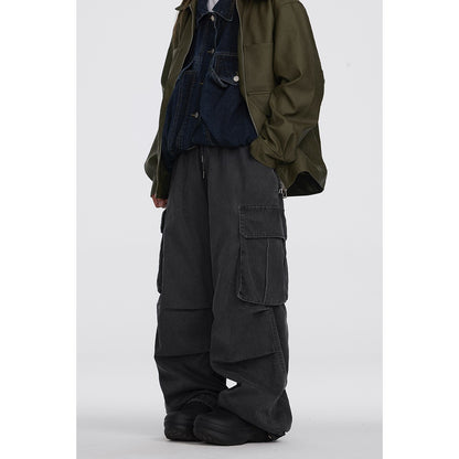 Magmans レトロ ストリート カーゴパンツ K7319 着用画像 3