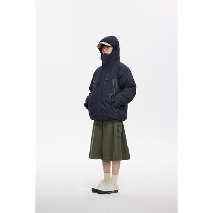 Shibuya Element フード付き ダウンジャケット Y3263 着用画像 2
