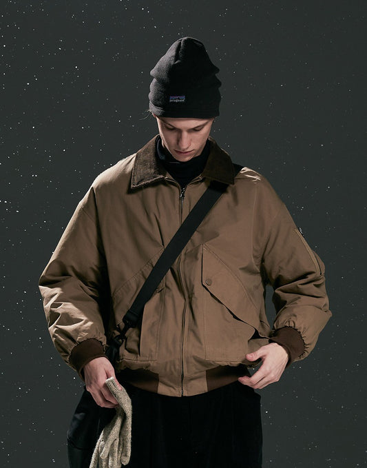 OUSWE レトロ ストリート カーゴパンツ RW77 カーキ メイン画像