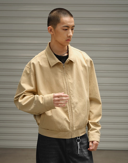 OUSWE レトロ ストリート カーゴパンツ RW100 カーキ メイン画像