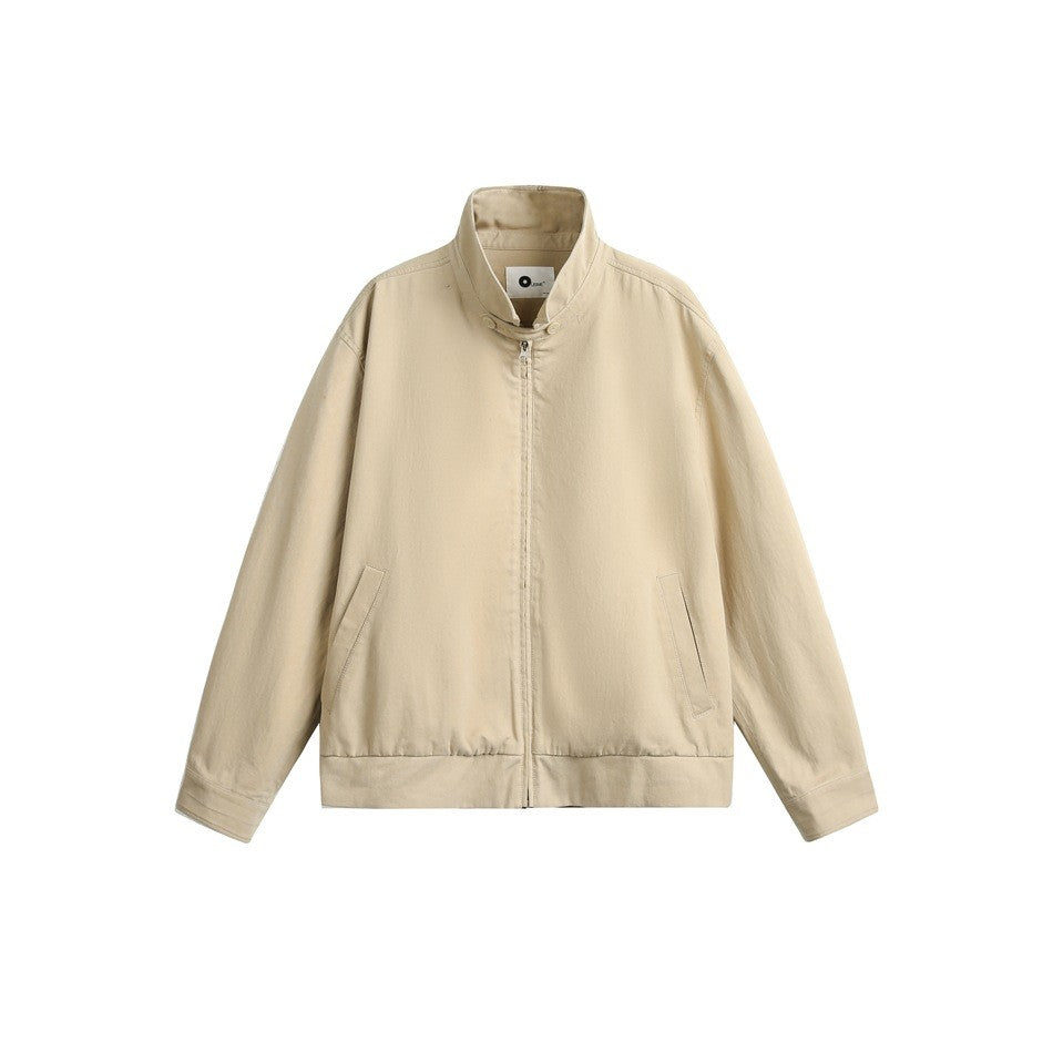 OUSWE レトロ ストリート カーゴパンツ RW100 カーキ 着用画像 5