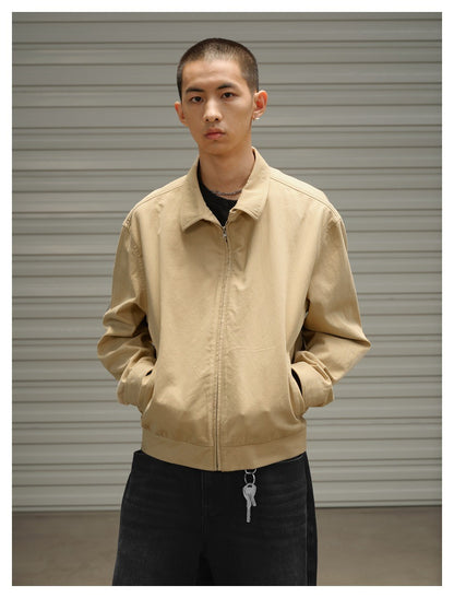 OUSWE レトロ ストリート カーゴパンツ RW100 カーキ 着用画像 6