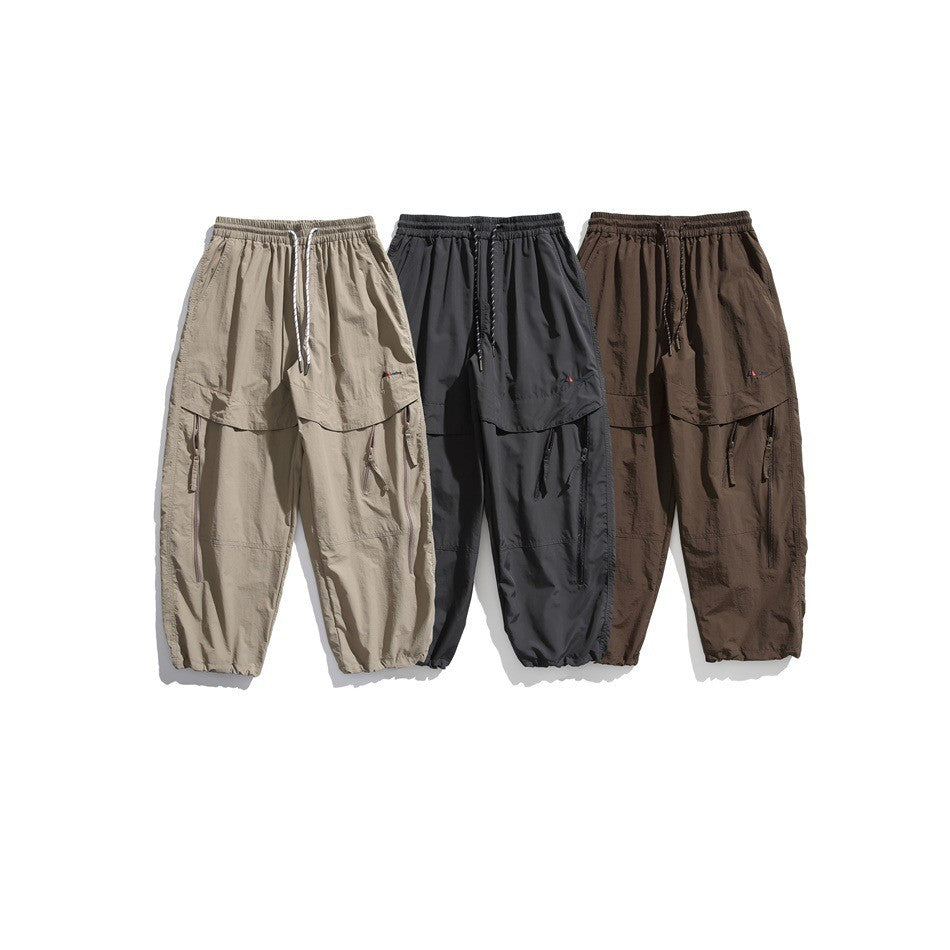 LUCKY HORN アウトドア レトロ カーゴパンツ K720 着用画像 5