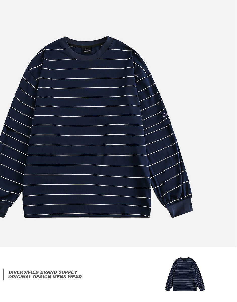Dnpg ストリート ルーズ Tシャツ AZ20 ネイビーブルー メイン画像