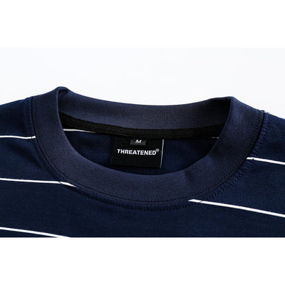 Dnpg ストリート ルーズ Tシャツ AZ20 ネイビーブルー 着用画像 2