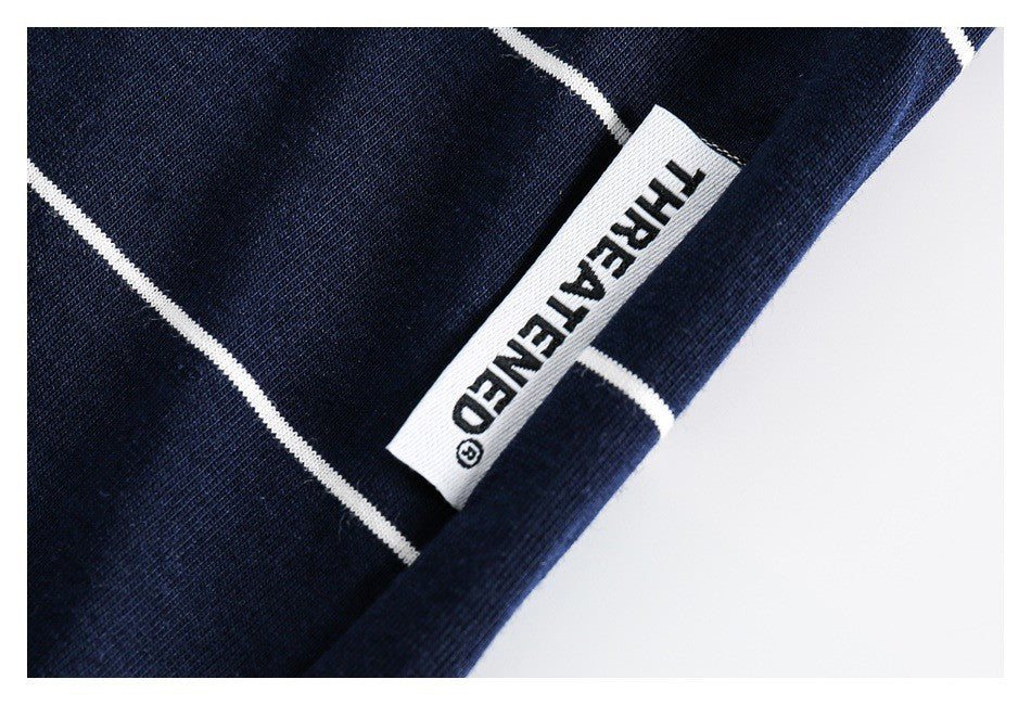 Dnpg ストリート ルーズ Tシャツ AZ20 ネイビーブルー ディテール画像 7