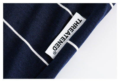 Dnpg ストリート ルーズ Tシャツ AZ20 ネイビーブルー ディテール画像 7