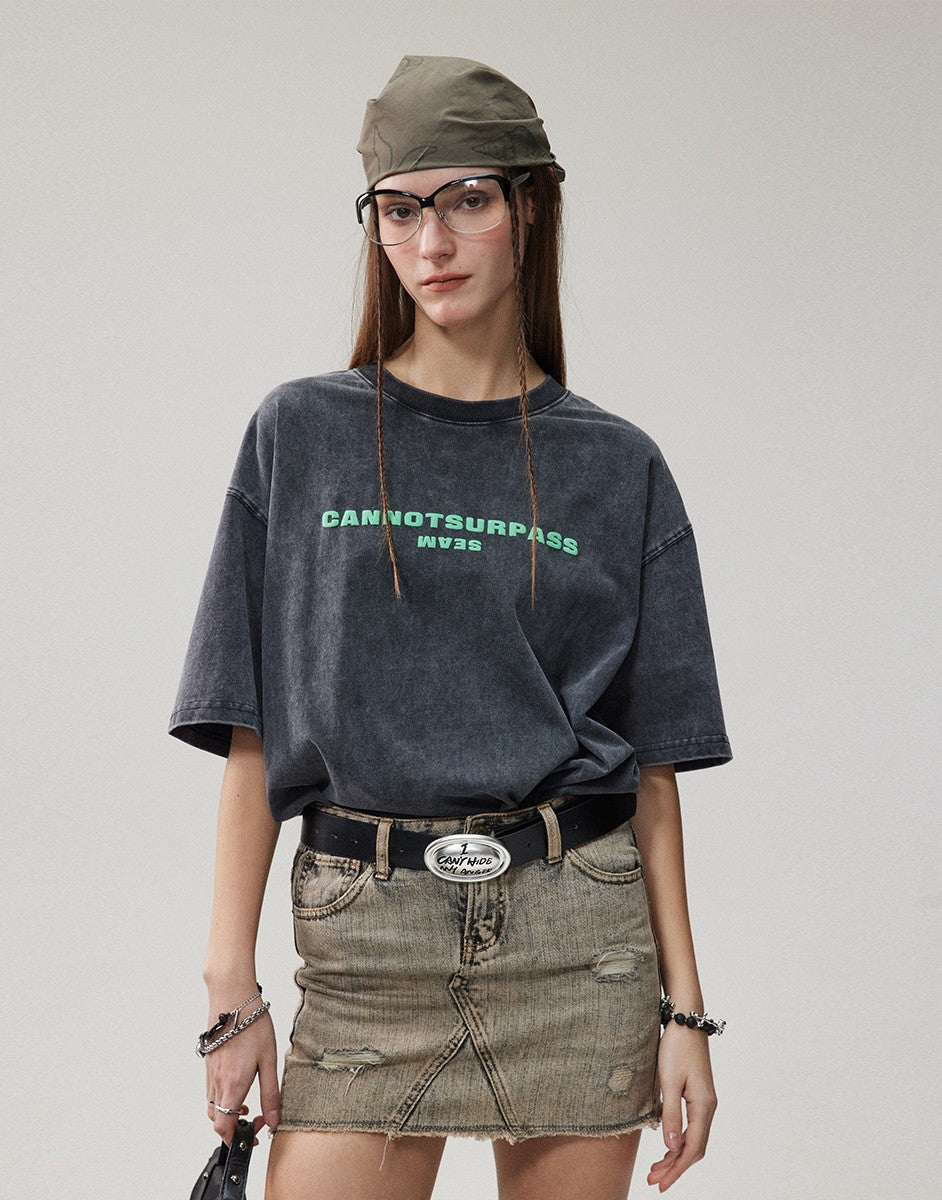 Cannot Surpass ストリート ルーズ Tシャツ T05 メイン画像