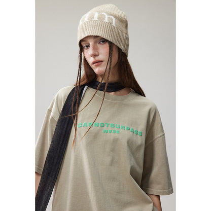 Cannot Surpass ストリート ルーズ Tシャツ T05 着用画像 4