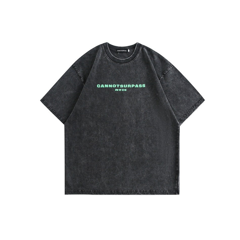 Cannot Surpass ストリート ルーズ Tシャツ T05 ディテール画像 6