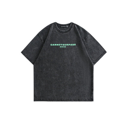 Cannot Surpass ストリート ルーズ Tシャツ T05 ディテール画像 6
