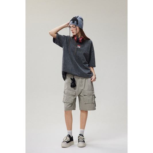 ANSWER ME ウォッシュ レトロ Tシャツ T219 着用画像 2