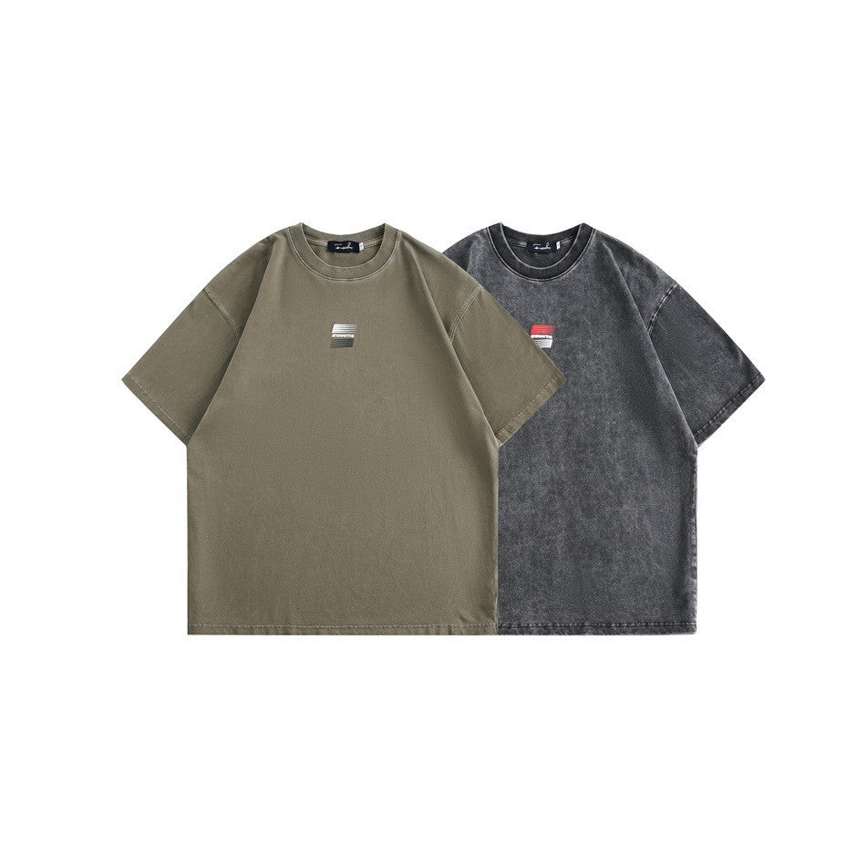 ANSWER ME ウォッシュ レトロ Tシャツ T219 着用画像 5