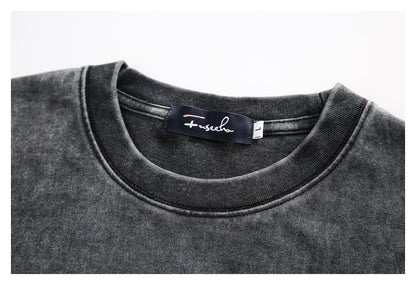 ANSWER ME ウォッシュ レトロ Tシャツ T219 ディテール画像 7
