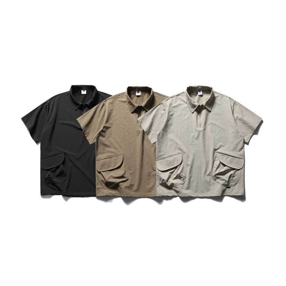 TIMACHINE アウトドア レトロ シャツ PLG021 着用画像 5