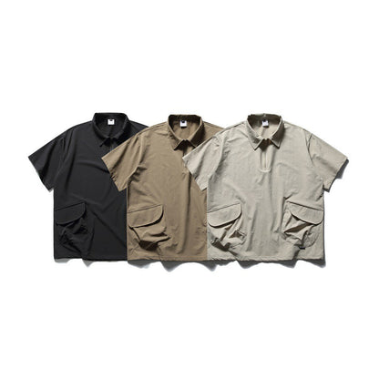 TIMACHINE アウトドア レトロ シャツ PLG021 着用画像 5