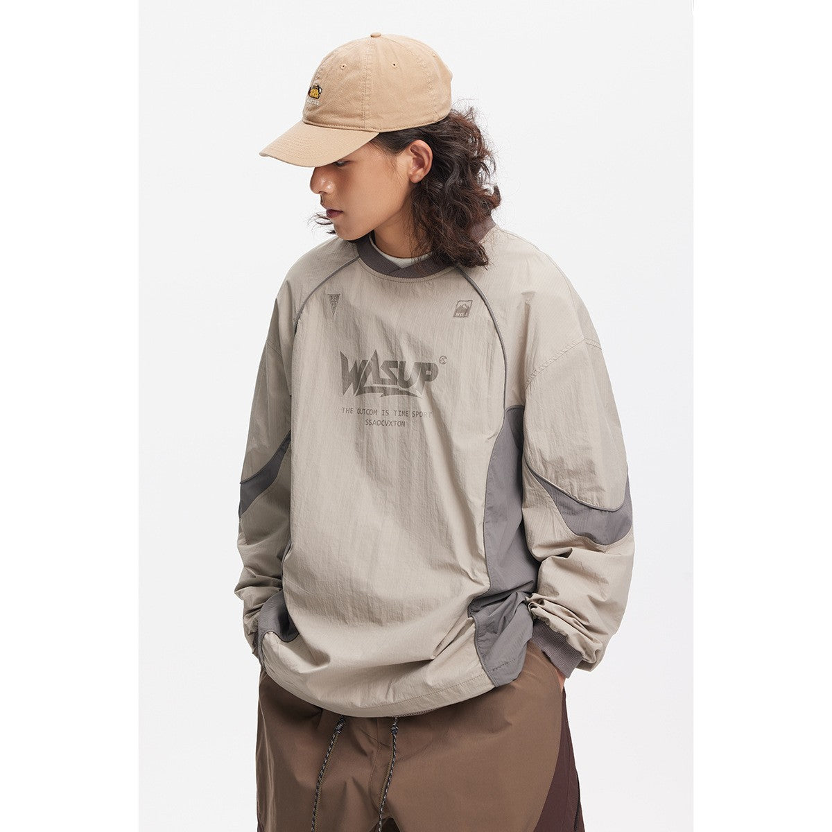 LUCKY HORN レトロ ストリート ジャケット WY757 着用画像 4