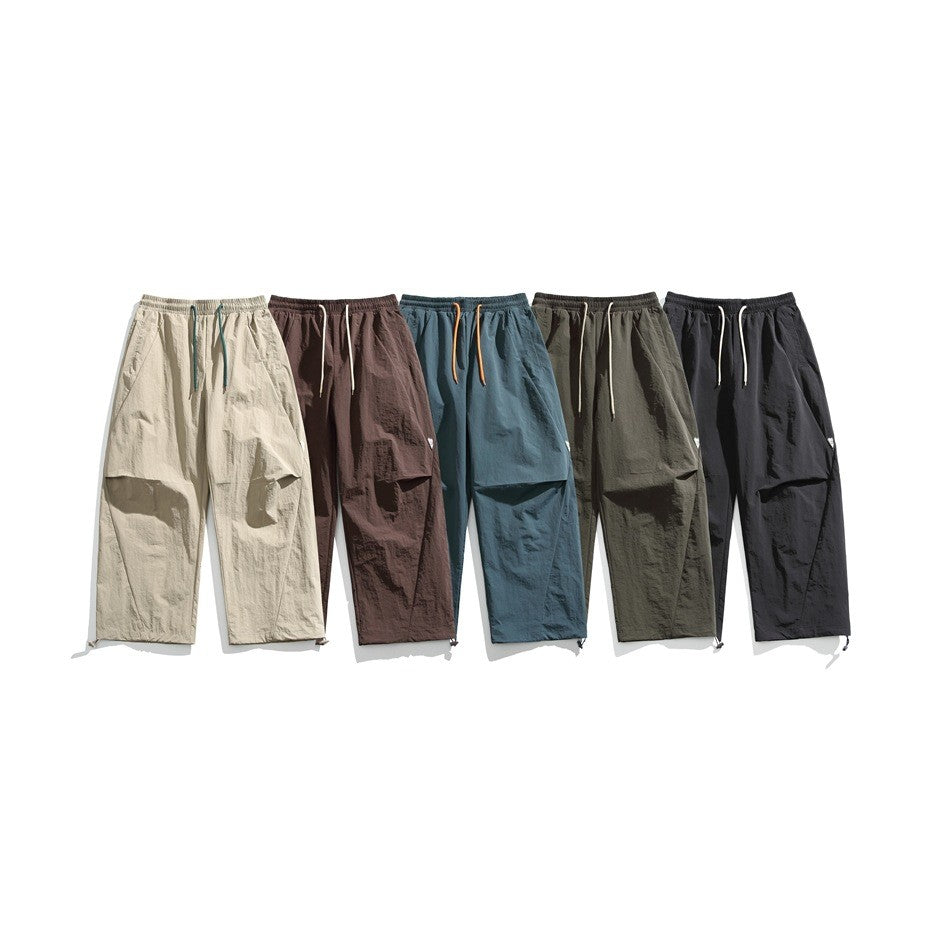 Orderliness アウトドア レトロ カーゴパンツ P866 着用画像 5