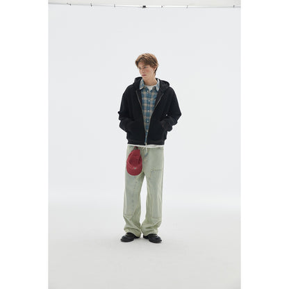 OUSWE ストリート ルーズ スウェット 着用画像 4
