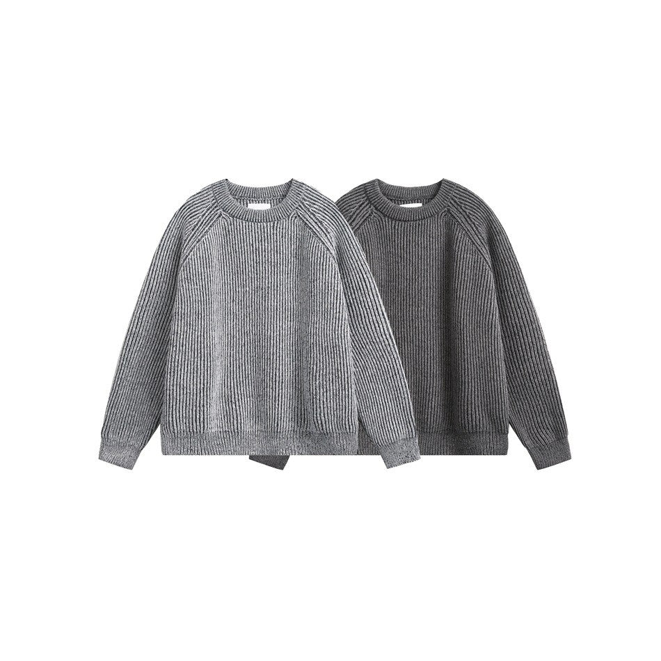 OUSWE レトロ ニット RM11 着用画像 5