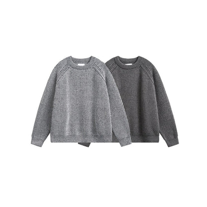 OUSWE レトロ ニット RM11 着用画像 5
