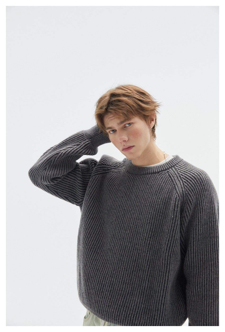 OUSWE レトロ ニット RM11 ディテール画像 7