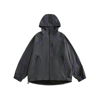 KUOMI 防水 アウトドア ジャケット JK106 着用画像 6