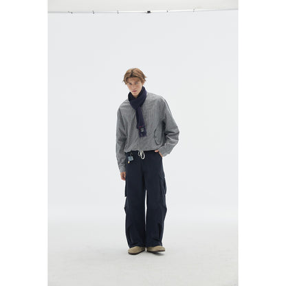 OUSWE レトロ ストリート カーゴパンツ RK86 着用画像 4