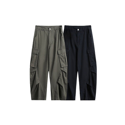 OUSWE レトロ ストリート カーゴパンツ RK86 着用画像 5