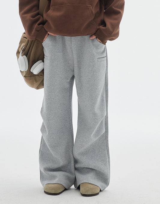 OUSWE レトロ ルーズ パンツ RK89 フラワーグレー メイン画像