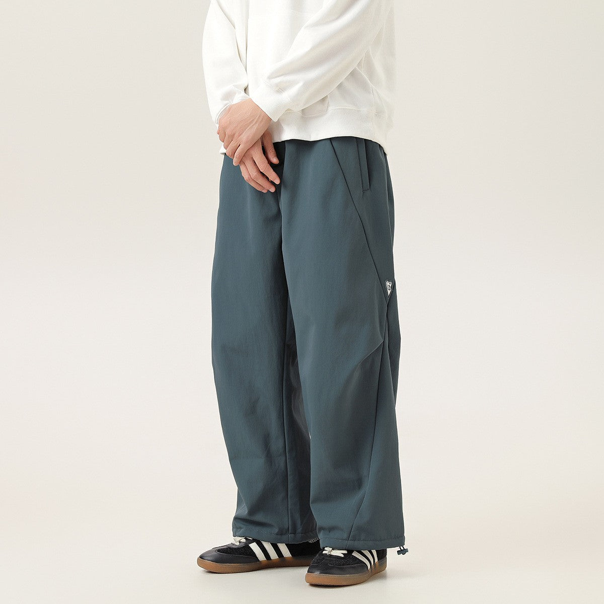 Orderliness ストリート ワイド パンツ JHP866 着用画像 3