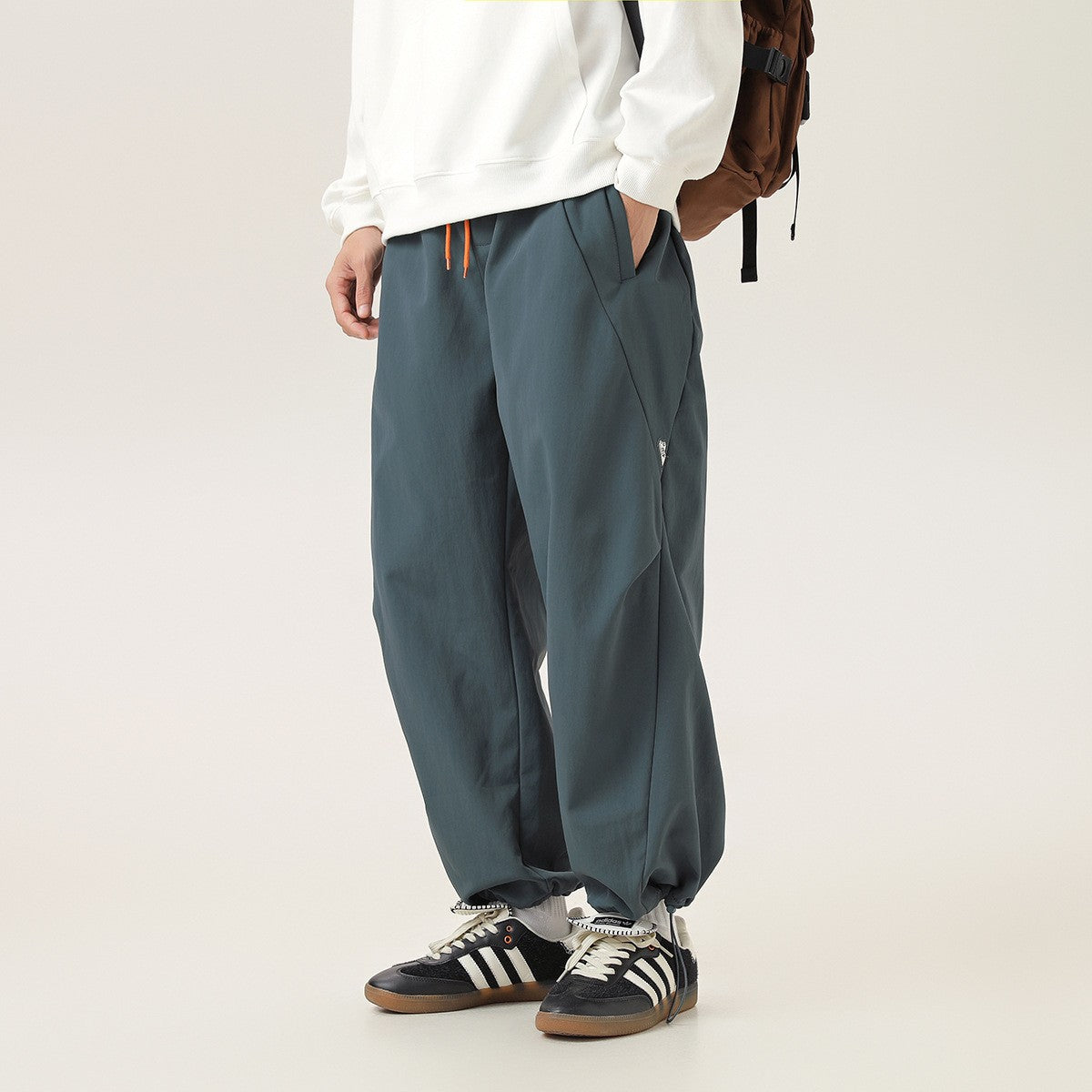 Orderliness ストリート ワイド パンツ JHP866 着用画像 4