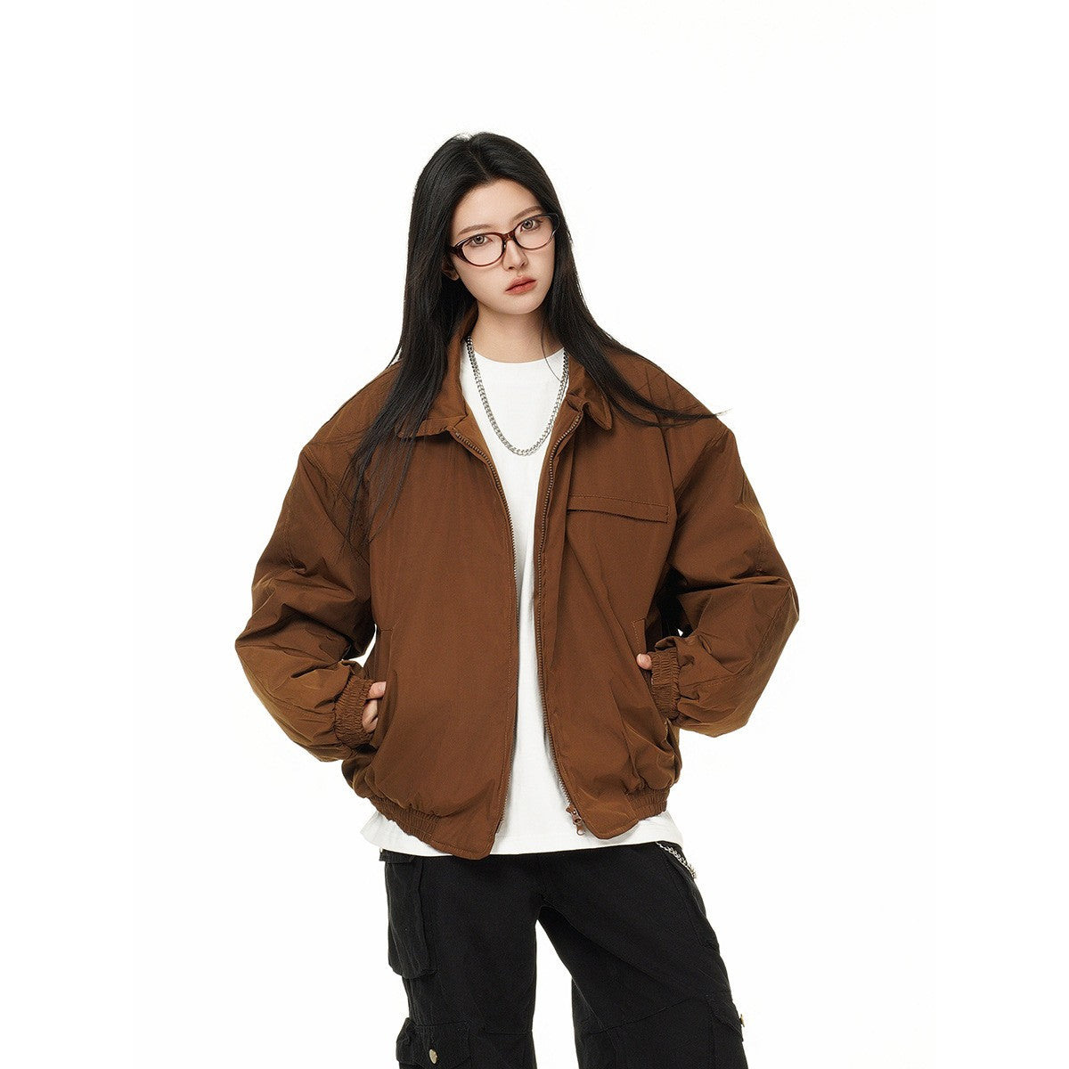 FeiddBurstアメリカのレトロな襟のスーツの冬の綿服の男女の綿服のデザイン感のコートのファッションMY8001 4