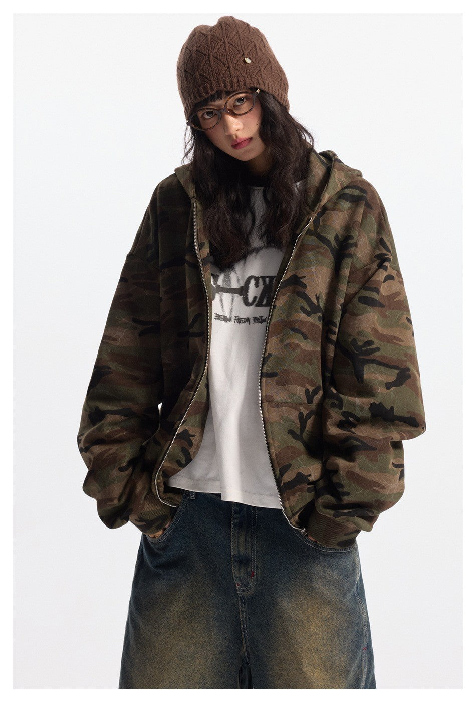 BTBDBTE ウォッシュ 迷彩 ジャケット カモフラージュグリーン ディテール画像 7