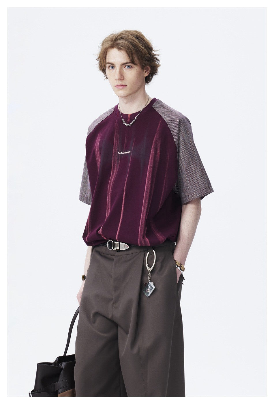 ANSWER ME ルーズ Tシャツ T241 ディテール画像 8