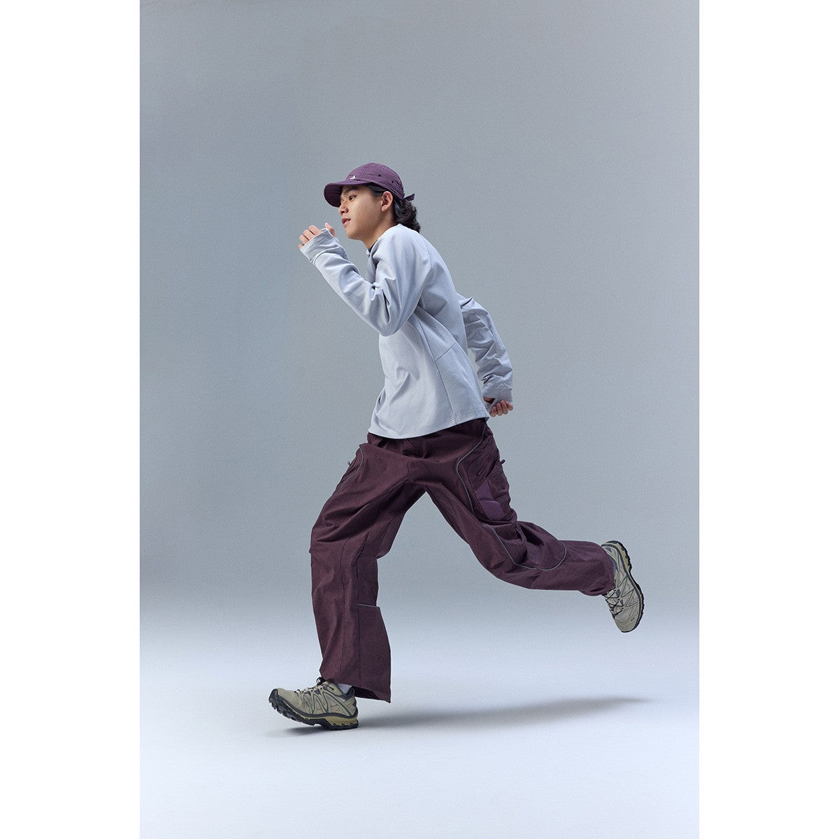Shibuya Element アウトドア ワイド パンツ P5285 着用画像 2